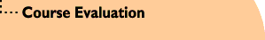 Course Evaluation