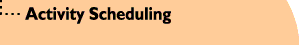 Activity Scheduling