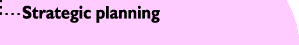 Strategic planning
