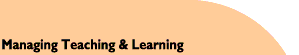 Managing Teaching and Learning