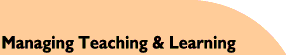 Managing Teaching and Learning